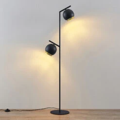 Lucande Sivanel Lampadaire Avec Deux Abat-jour -Paulmann || Hera Soldes 9639554 4