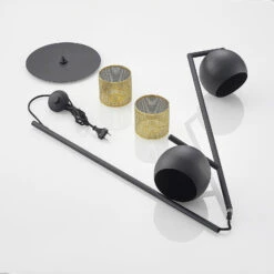 Lucande Sivanel Lampadaire Avec Deux Abat-jour -Paulmann || Hera Soldes 9639554 8