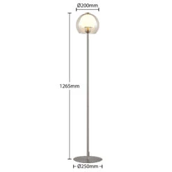 Lucande Kaiya Lampadaire Abat-jour En Verre -Paulmann || Hera Soldes 9639569 3