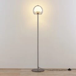 Lucande Kaiya Lampadaire Abat-jour En Verre -Paulmann || Hera Soldes 9639569 4