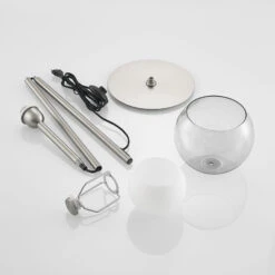 Lucande Kaiya Lampadaire Abat-jour En Verre -Paulmann || Hera Soldes 9639569 8