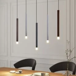 Lucande Stoika Suspension LED, à 5 Lampes