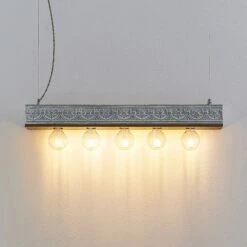 Lindby Mella Suspension Motif Ornemental, 5 Lampes -Paulmann || Hera Soldes 9921082 4
