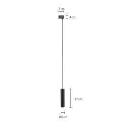 Arcchio Ejona Suspension Rail Noire GU10 6/27 cm -Paulmann || Hera Soldes 9928107 3