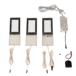 Prios Rikela Lampe Sous Meuble LED Inox 3 pièces -Paulmann || Hera Soldes 9934122 2