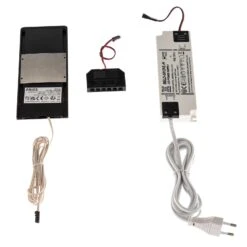 Prios Rixa Lampe Sous Meuble LED Noire 5 pièces -Paulmann || Hera Soldes 9934129 5