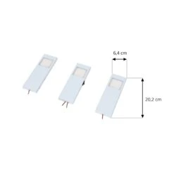 Prios Lorna Lampe Sous Meuble LED Inox 3 pièces -Paulmann || Hera Soldes 9934130 2