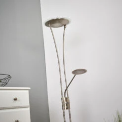 Lampadaire Indirect LED Eda Avec Variateur, Nickel -Paulmann || Hera Soldes 9945227 5