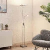 Lindby Seppa Lampadaire LED, Angulaire, Nickel -Paulmann || Hera Soldes 9945424