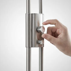 Lindby Seppa Lampadaire LED, Angulaire, Nickel -Paulmann || Hera Soldes 9945424 7