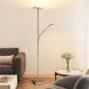 Lindby Sumani Lampadaire LED, Angulaire, Nickel -Paulmann || Hera Soldes 9945430