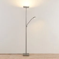 Lindby Sumani Lampadaire LED, Angulaire, Nickel -Paulmann || Hera Soldes 9945430 7