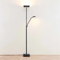 Lindby Sumani Lampadaire LED, Angulaire, Noir -Paulmann || Hera Soldes 9945432 2