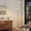 Lindby Sarinio Lampadaire Pied En Marbre, Laiton -Paulmann || Hera Soldes 9945501