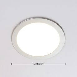 Spot Encastré LED Joki Argenté 3 000 K Rond 24 cm -Paulmann || Hera Soldes 9978047 3